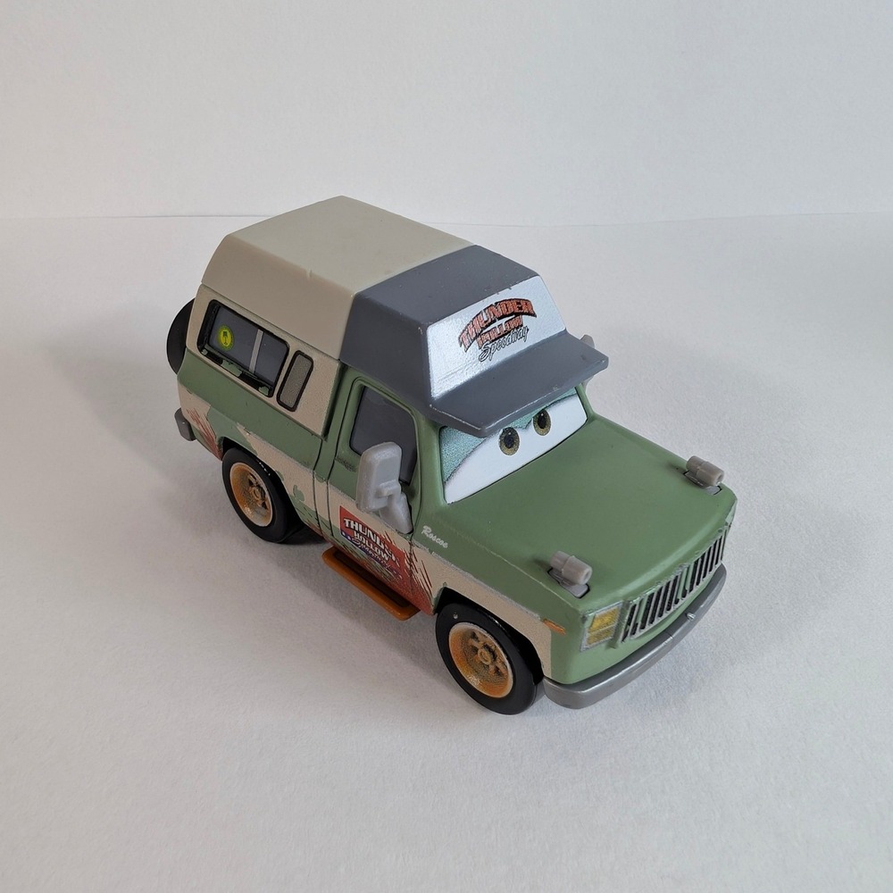 Disney Pixar Cars Roscoe Thunder Hollow Speedway Mattel Diecast Truck 1:55